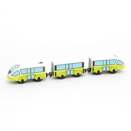 image-RC Electric Train Set with Wooden Tracks - Educational Fun for Kids