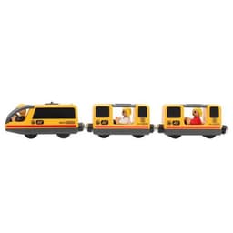image-RC Electric Train Set with Wooden Tracks - Educational Fun for Kids