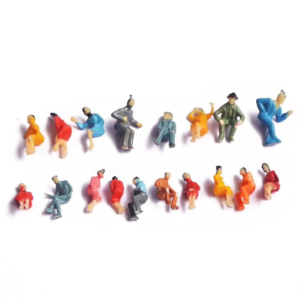 image-Mini White Lilliputian Model Accessories - 100pcs Colourful Details