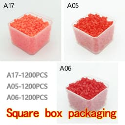 image-PUPUKOU Cartoon Hama Beads - 3600 Pieces Creative Craft Toy