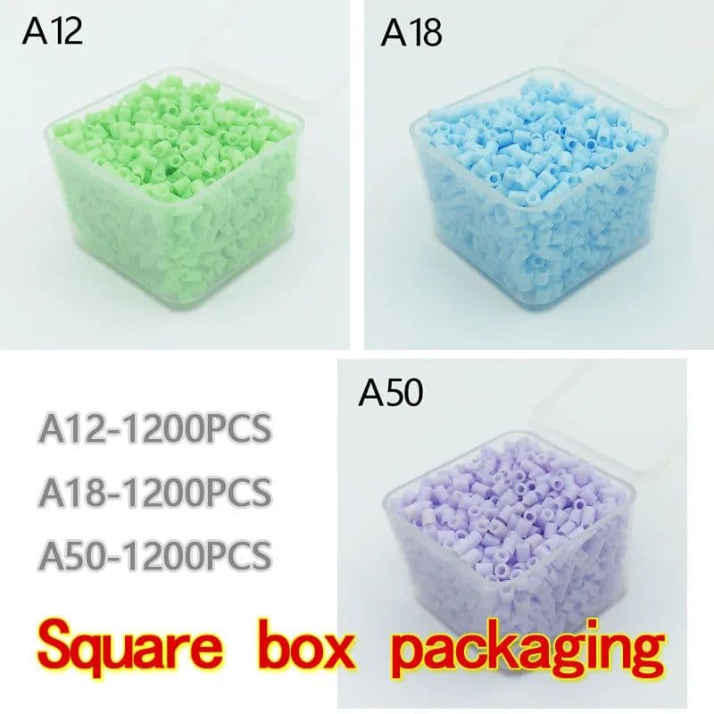 image-PUPUKOU Cartoon Hama Beads - 3600 Pieces Creative Craft Toy
