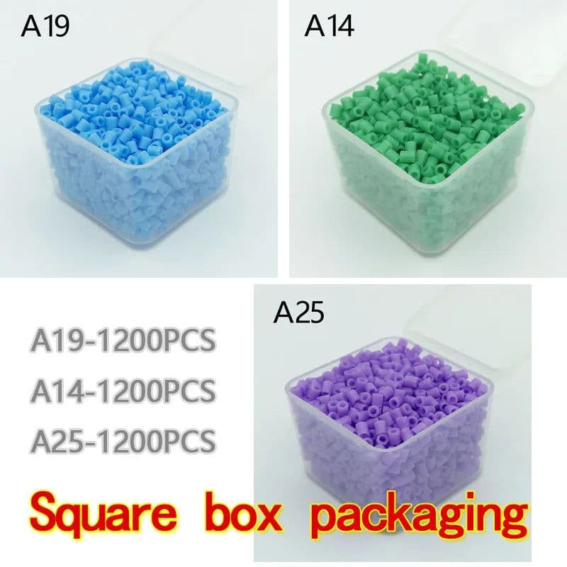 image-PUPUKOU Cartoon Hama Beads - 3600 Pieces Creative Craft Toy