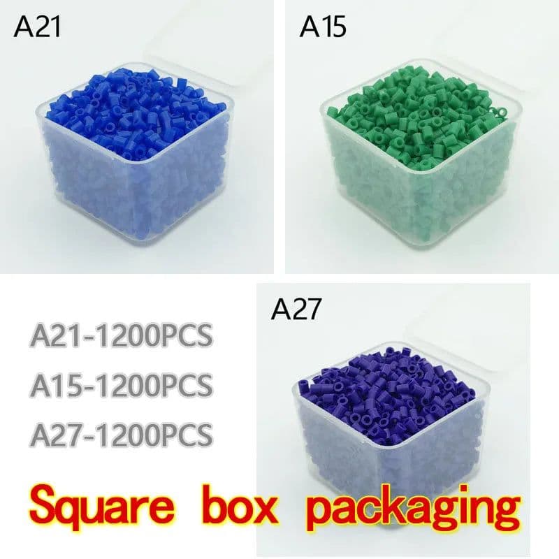 image-PUPUKOU Cartoon Hama Beads - 3600 Pieces Creative Craft Toy