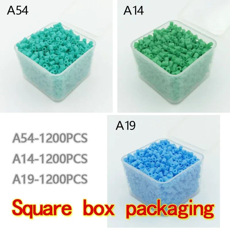 image-PUPUKOU Cartoon Hama Beads - 3600 Pieces Creative Craft Toy