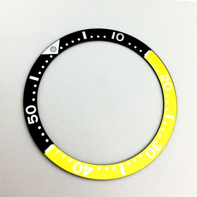 image-Premium Aluminium Bezel Insert for Seiko 6105 6309 Turtle Watch Case