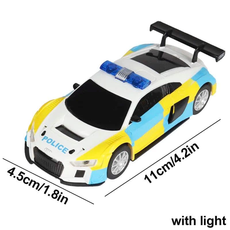 image-Scalextric 1:43 Diecast Police Slot Car Racing Set - Ideal Gift for Kids