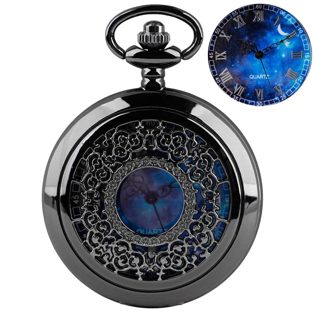 image-SHUHANG Quartz Antique Pocket Watch - Stylish New Design