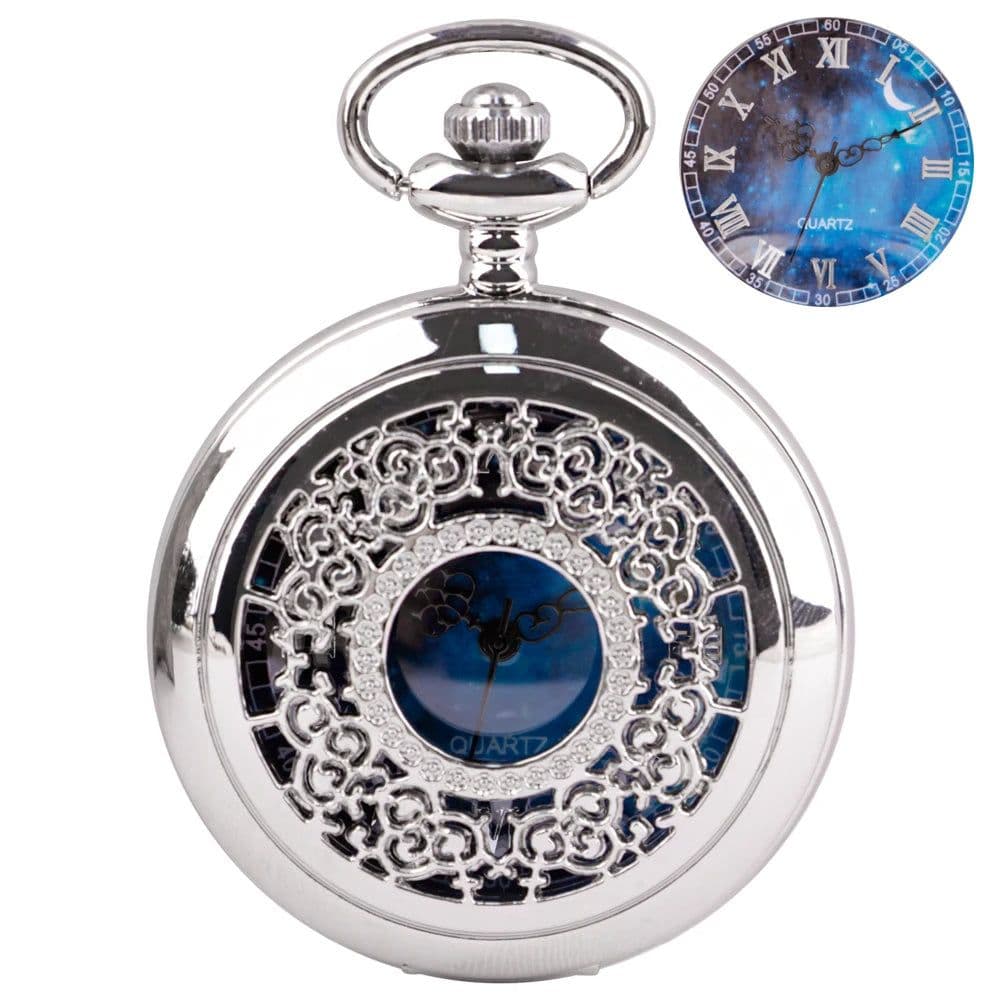 image-SHUHANG Quartz Antique Pocket Watch - Stylish New Design