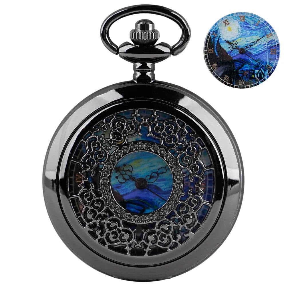 image-SHUHANG Quartz Antique Pocket Watch - Stylish New Design