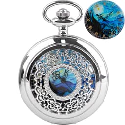 image-SHUHANG Quartz Antique Pocket Watch - Stylish New Design