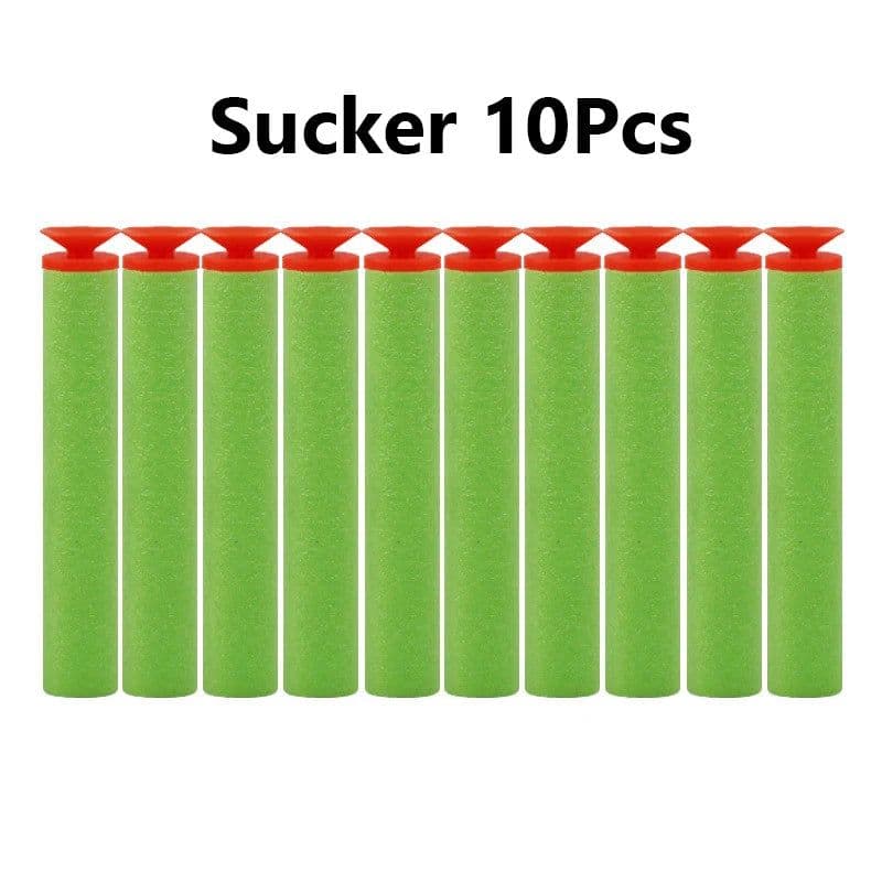 image-Miuioee EVA Soft Round Darts - Safe Bullets for Nerf Toy Gun Accessories