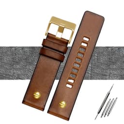 image-Zhuolei Premium Cow Leather Watchband - Durable & Customisable - DS001