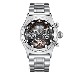 image-Reef Tiger RGA703 Sport Watch - Luminous Automatic Steel Bracelet Timepiece