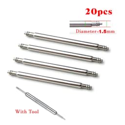 image-Qinband 304 Stainless Steel Watchband – Durable & Adjustable 8-26mm