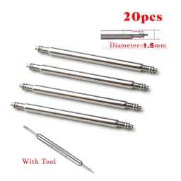 image-Qinband 304 Stainless Steel Watchband – Durable & Adjustable 8-26mm
