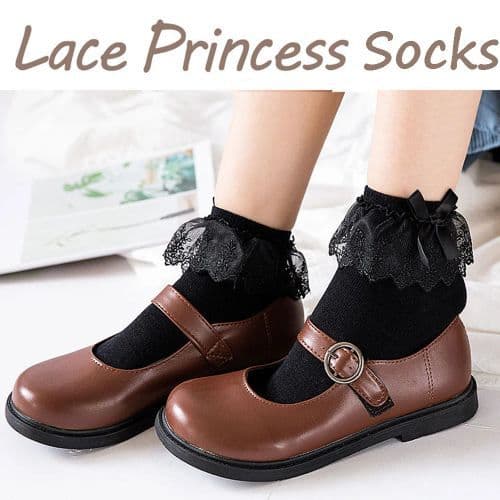image-HEALMEYOU Lace Ruffle Ankle Socks Stylish Comfort for Casual Wear
