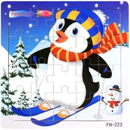image-YunDuo BaBy Wooden Jigsaw Puzzle - Educational Animal Toy for Kids