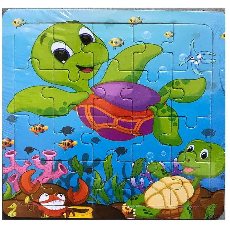 image-YunDuo BaBy Wooden Jigsaw Puzzle - Educational Animal Toy for Kids