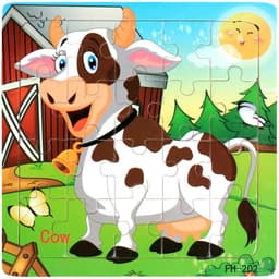 image-YunDuo BaBy Wooden Jigsaw Puzzle - Educational Animal Toy for Kids