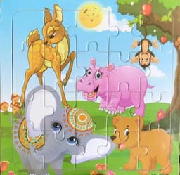 image-YunDuo BaBy Wooden Jigsaw Puzzle - Educational Animal Toy for Kids