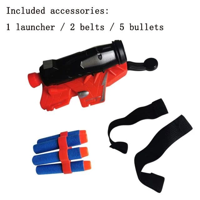 image-Spiderman Cosplay Glove Launcher Set - Fun Toy for Kids & Collectors