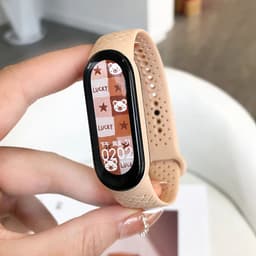 image-NEY Silicone Strap for Xiaomi Mi Band 3/4/5/6/7 - Stylish Replacement Band