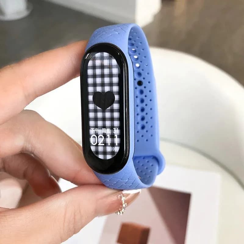 image-NEY Silicone Strap for Xiaomi Mi Band 3/4/5/6/7 - Stylish Replacement Band