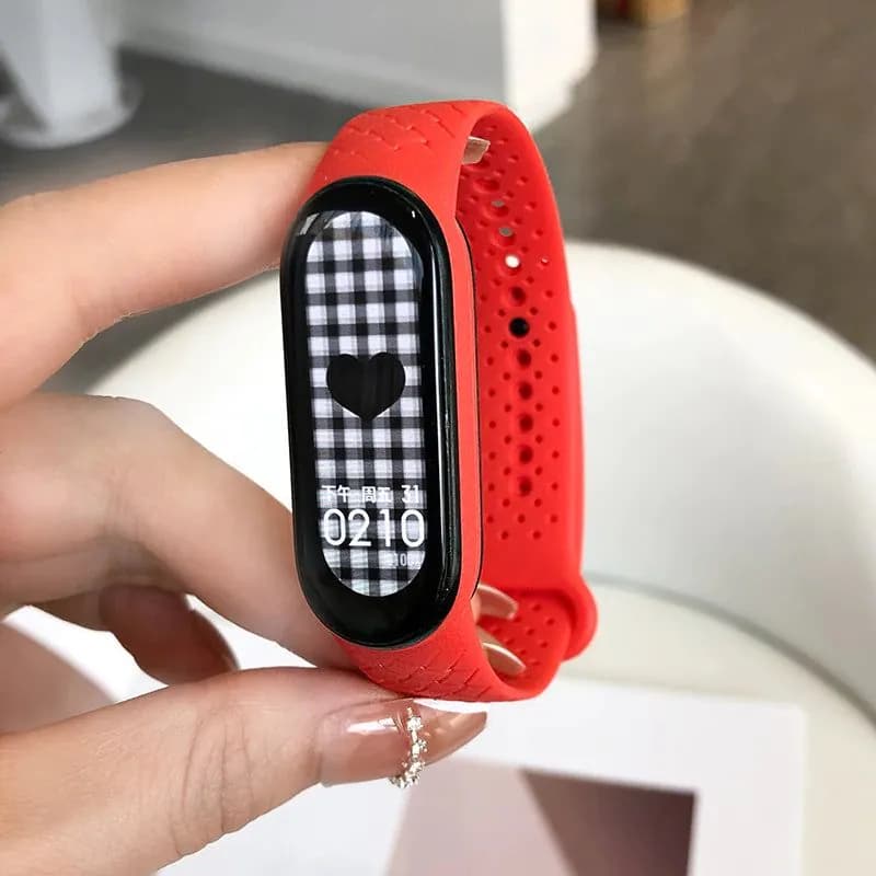 image-NEY Silicone Strap for Xiaomi Mi Band 3/4/5/6/7 - Stylish Replacement Band