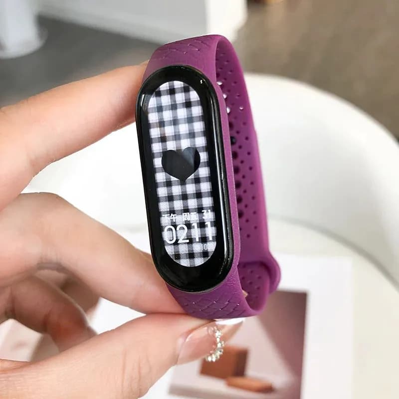 image-NEY Silicone Strap for Xiaomi Mi Band 3/4/5/6/7 - Stylish Replacement Band