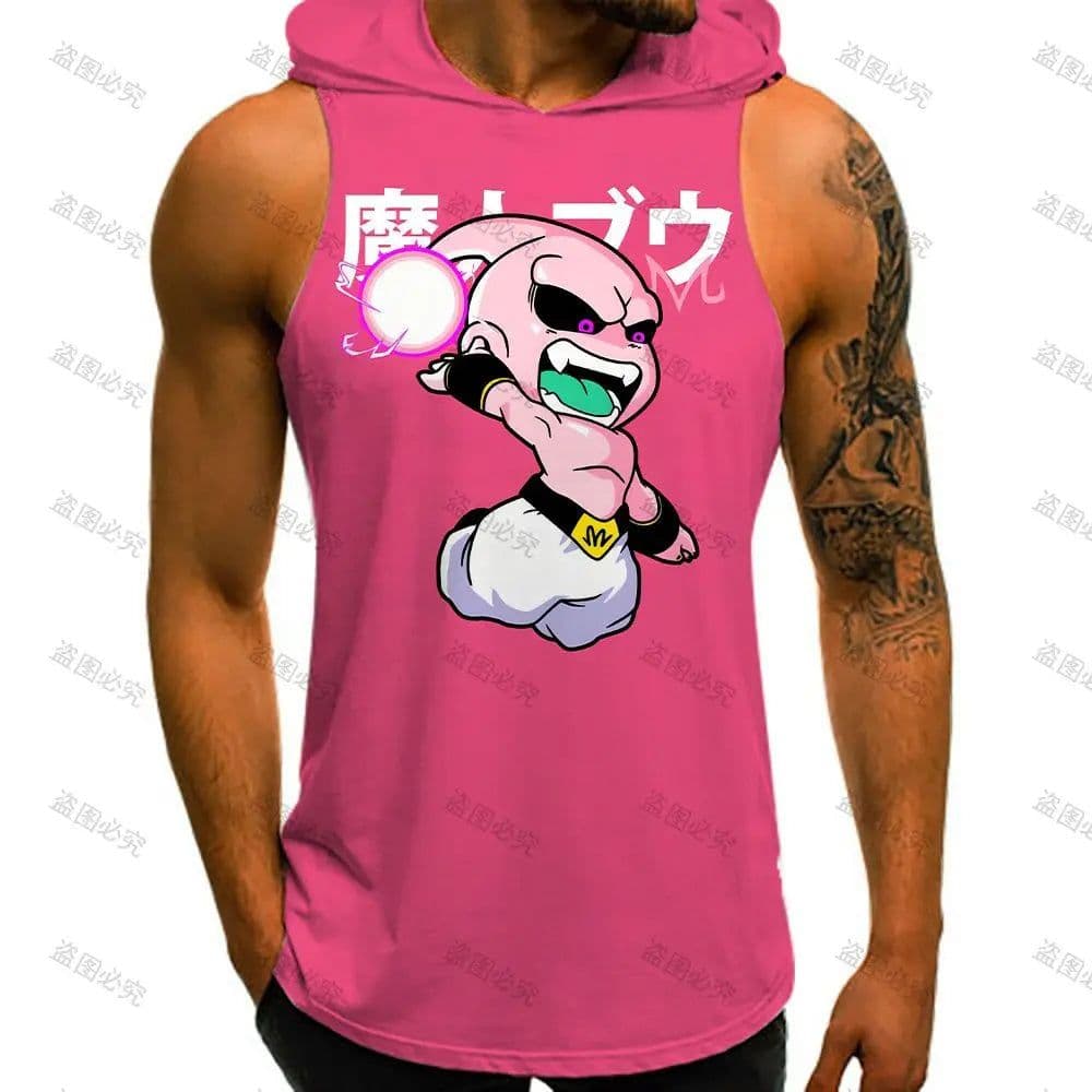 image-Bandai Dragon Ball Z Gym Vest - Stylish Cosplay for Key Moments