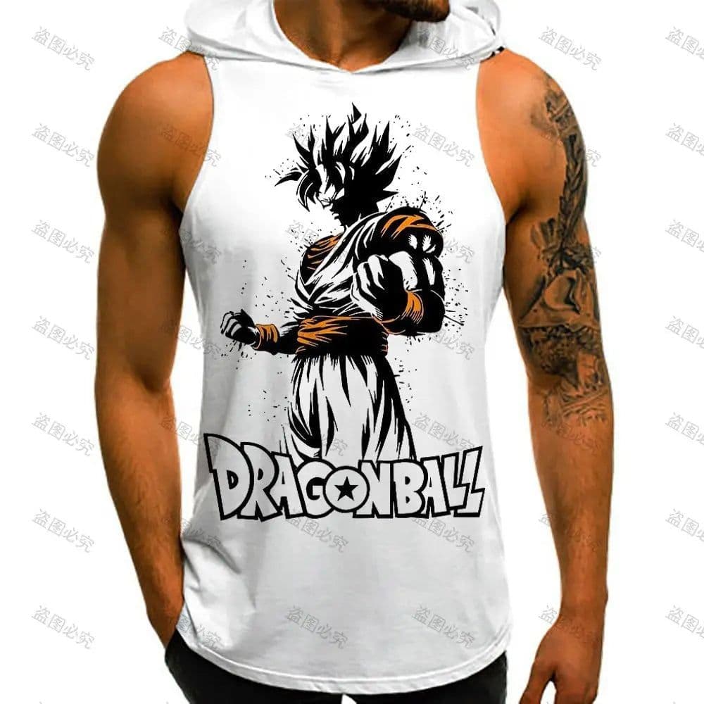 image-Bandai Dragon Ball Z Gym Vest - Stylish Cosplay for Key Moments
