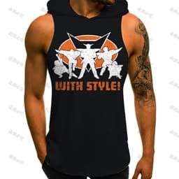 image-Bandai Dragon Ball Z Gym Vest - Stylish Cosplay for Key Moments