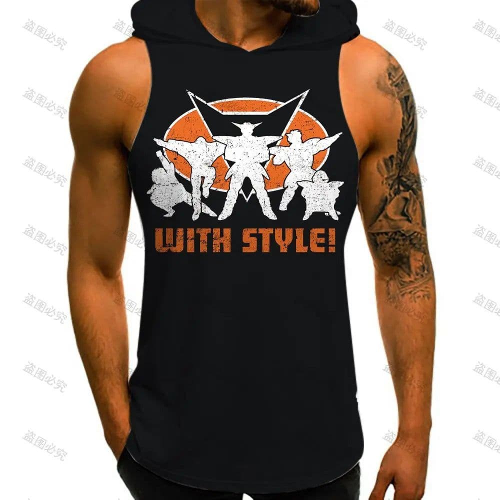 image-Bandai Dragon Ball Z Gym Vest - Stylish Cosplay for Key Moments