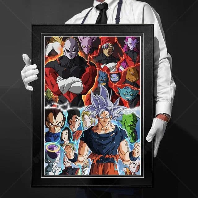 image-Bandai Goku Canvas Poster - Vibrant Home Decor for Dragon Ball Fans