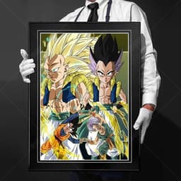 image-Bandai Goku Canvas Poster - Vibrant Home Decor for Dragon Ball Fans
