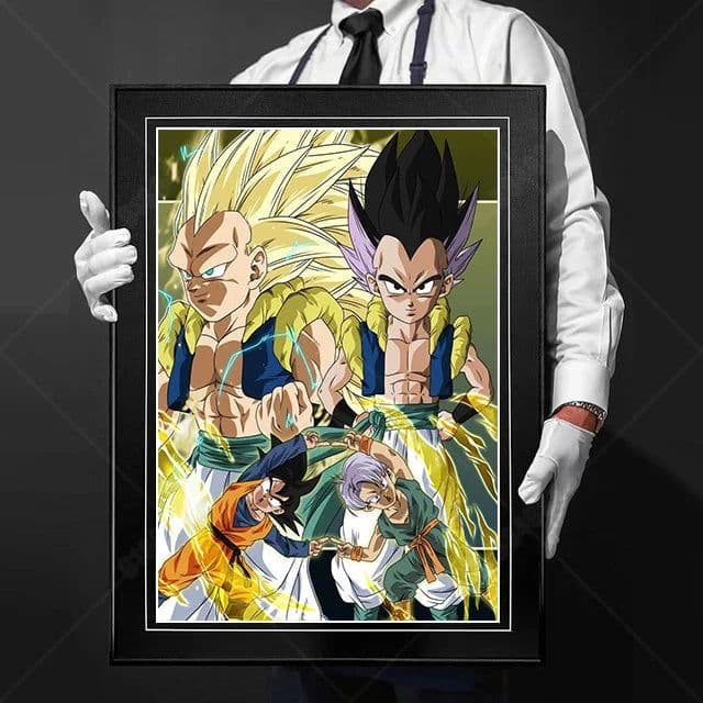 image-Bandai Goku Canvas Poster - Vibrant Home Decor for Dragon Ball Fans