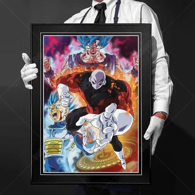 image-Bandai Goku Canvas Poster - Vibrant Home Decor for Dragon Ball Fans