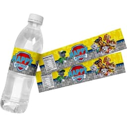 image-PAW PATROL Waterproof Self-Adhesive Stickers - 6pcs Set