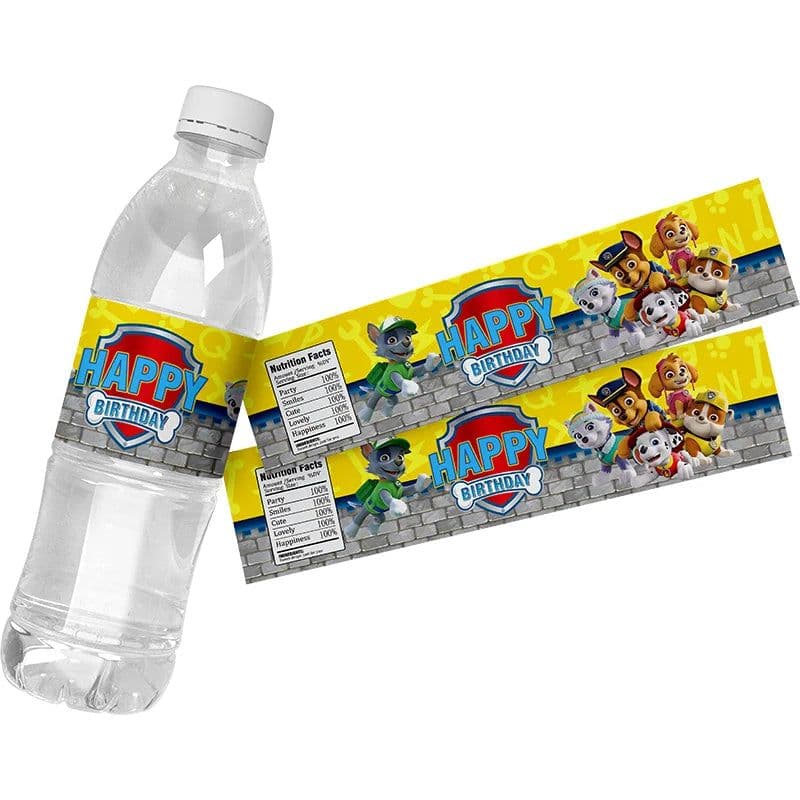 image-PAW PATROL Waterproof Self-Adhesive Stickers - 6pcs Set