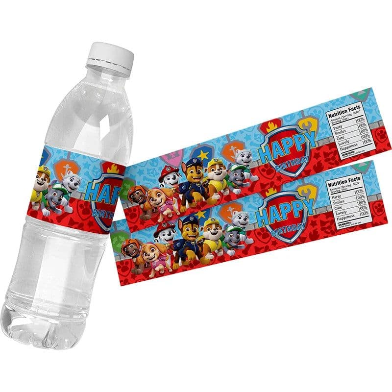 image-PAW PATROL Waterproof Self-Adhesive Stickers - 6pcs Set