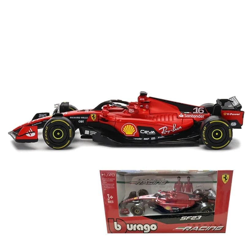 image-Bburago 1:43 Alfa Romeo F1 Model - Realistic Diecast Collectible Car