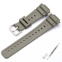 image-MCXGL Resin Watch Strap - Durable Replacement for Casio G-SHOCK GA2100, GA2110