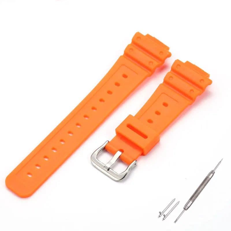 image-MCXGL Resin Watch Strap - Durable Replacement for Casio G-SHOCK GA2100, GA2110