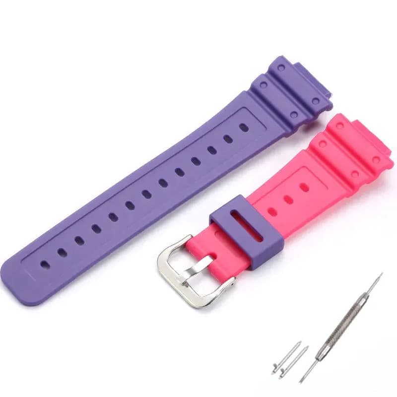 image-MCXGL Resin Watch Strap - Durable Replacement for Casio G-SHOCK GA2100, GA2110