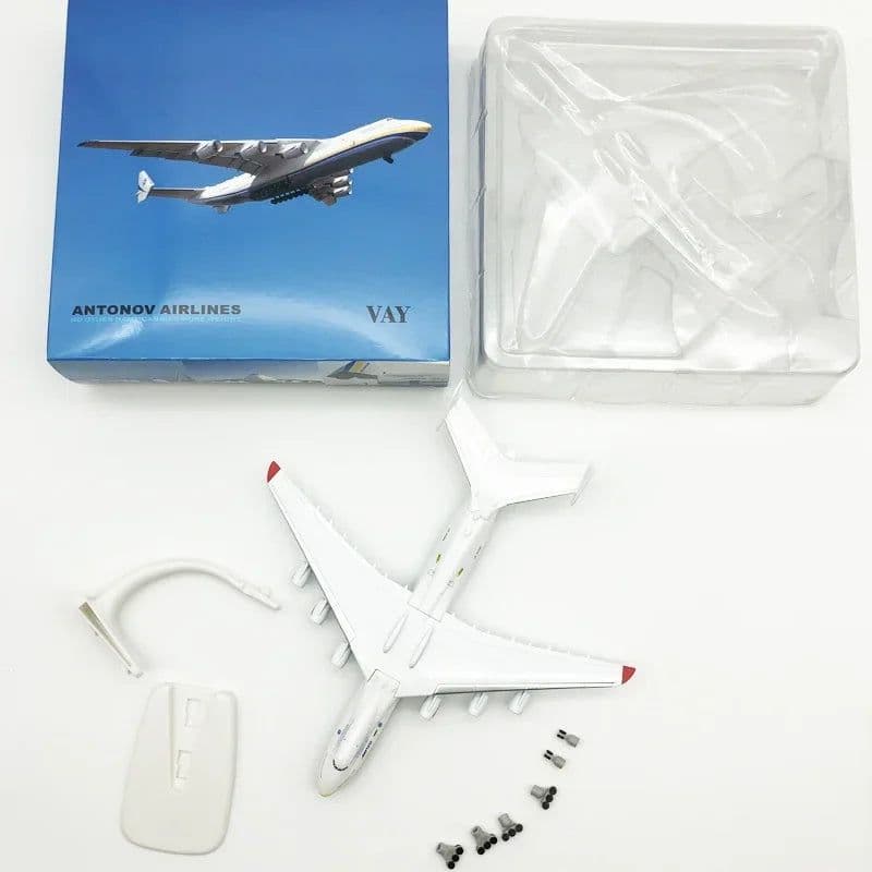 image-Diecast Airplane Model 20cm - Perfect Desk Decor & Gift for All Ages