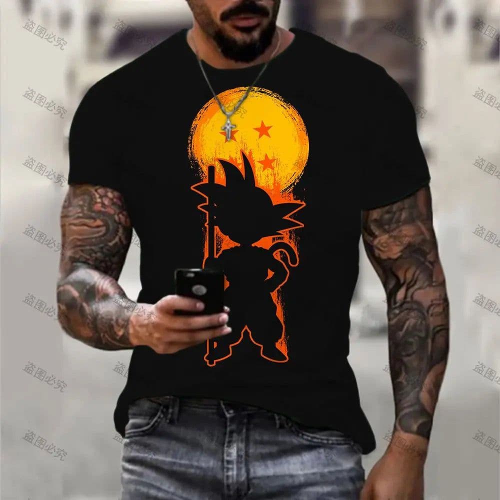 image-Bandai Mazinger Cosplay Costume - High-Quality Oversized T-Shirt