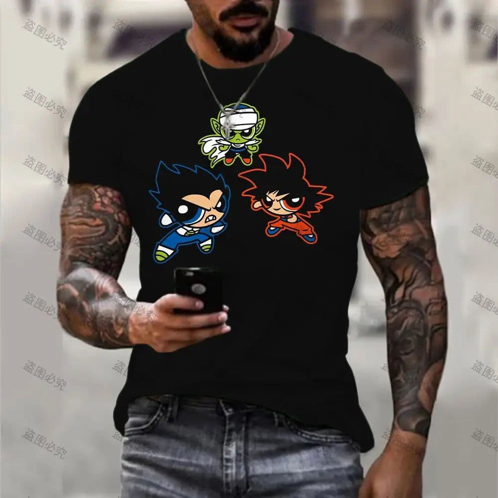 image-Bandai Mazinger Cosplay Costume - High-Quality Oversized T-Shirt