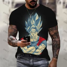 image-Bandai Mazinger Cosplay Costume - High-Quality Oversized T-Shirt