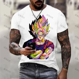 image-Bandai Mazinger Cosplay Costume - High-Quality Oversized T-Shirt