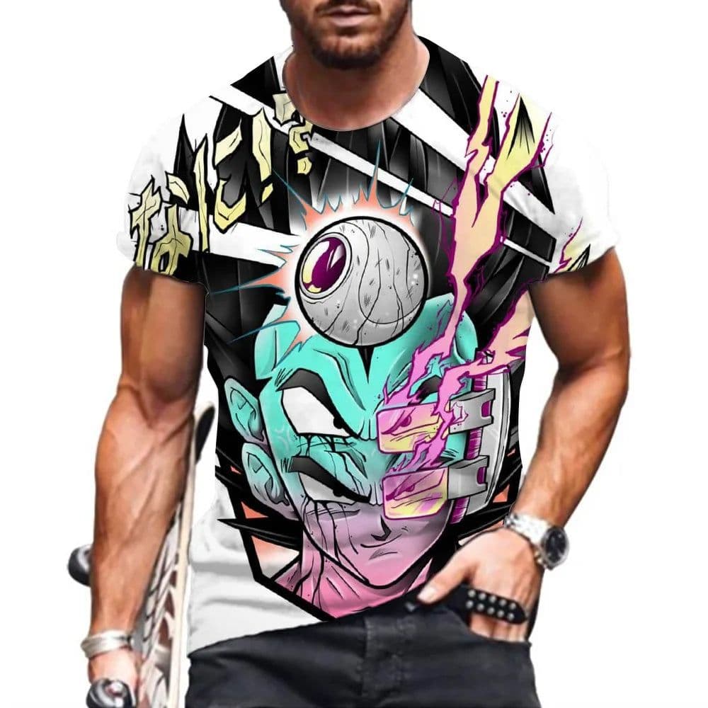 image-Bandai Mazinger Style T-Shirt | Fashion Streetwear for Anime Lovers
